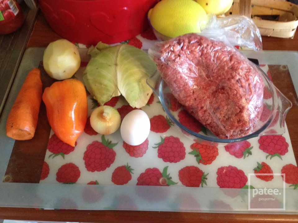 Простой Суп с фрикадельками - Шаг 1