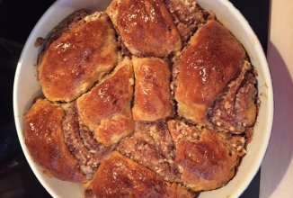 Булочки с арахисом и шоколадом