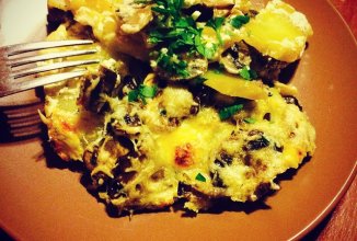 Картофель в сметане по-деревенски.