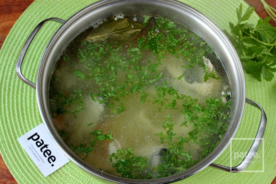 Уха из масляной рыбы - Шаг 12