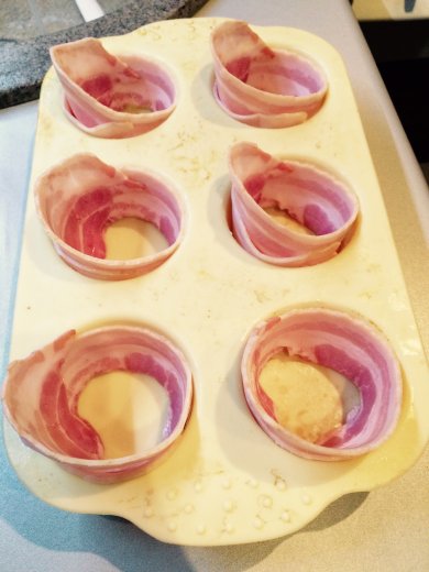 Корзиночки из бекона - Шаг 2