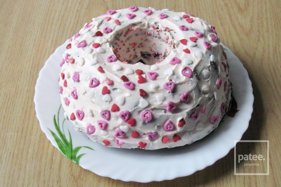 Сметанный торт с вишней - Шаг 19