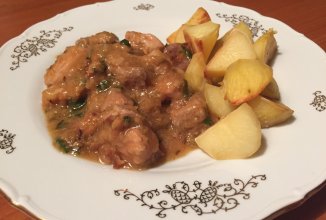 Мясо в пиве.