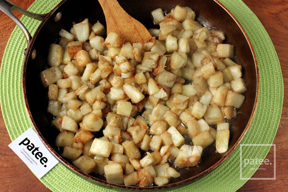 Закуска из баклажанов с чесноком - Шаг 8