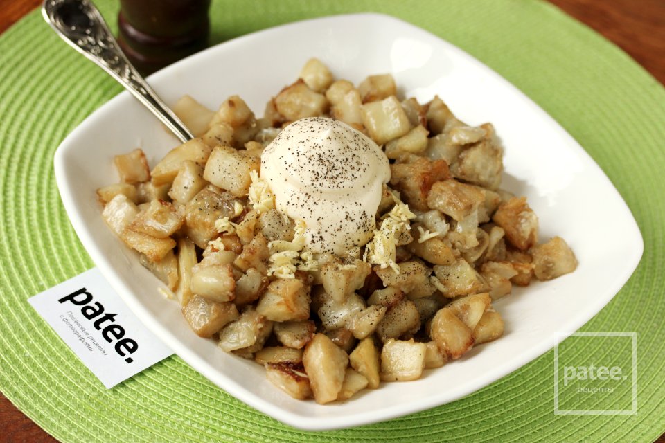 Закуска из баклажанов с чесноком - Шаг 11