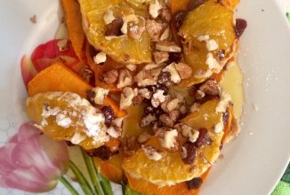 Тыква запеченная с апельсинами