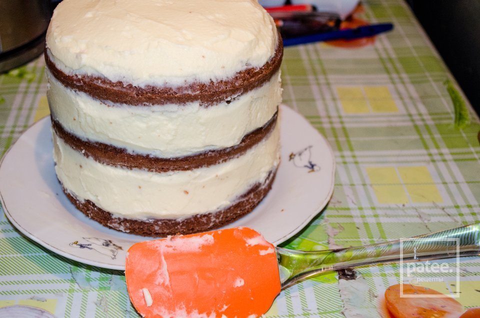 Голый торт с глазурью - Шаг 3