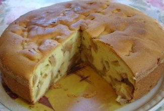 Диетическая шарлотка на скорую руку