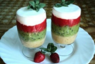 Десерт "Прохладная радуга"