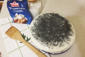 Торт с домашним маскарпоне