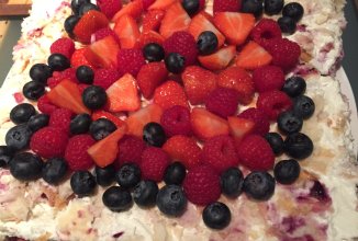 Наполеон с творожным кремом