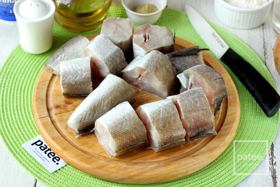 Хек в сметанно-горчичном соусе - Шаг 2