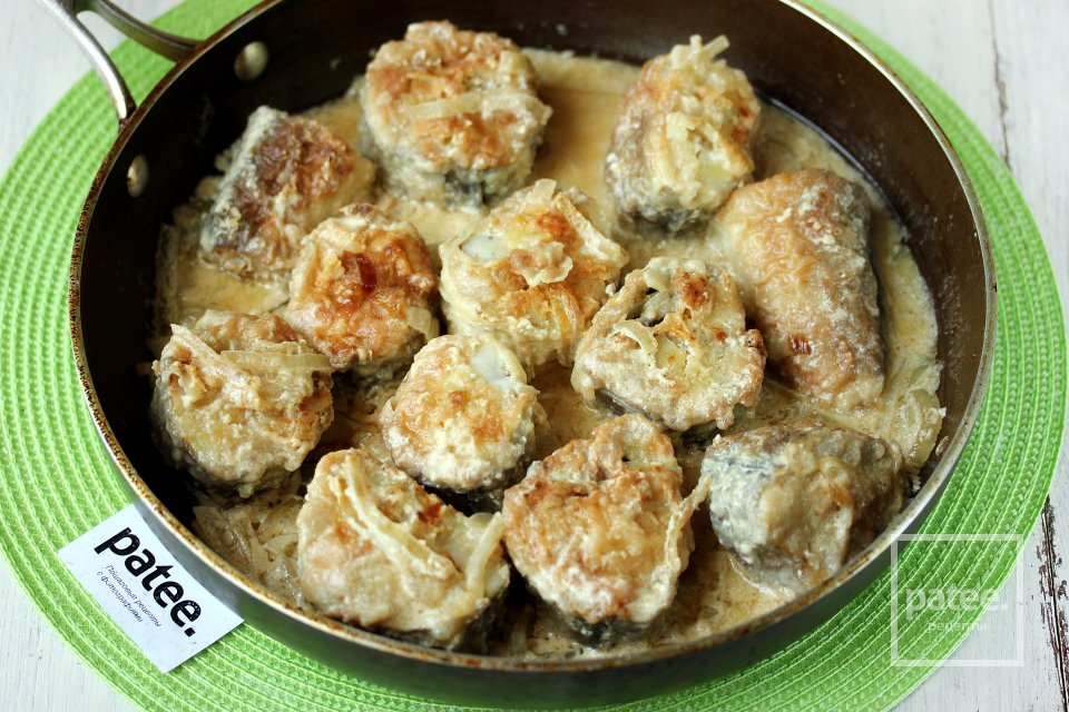 Хек в сметанно-горчичном соусе - Шаг 14