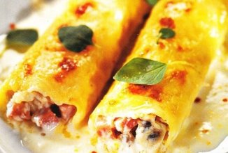 КАННЕЛЛОНИ С ВЕТЧИНОЙ