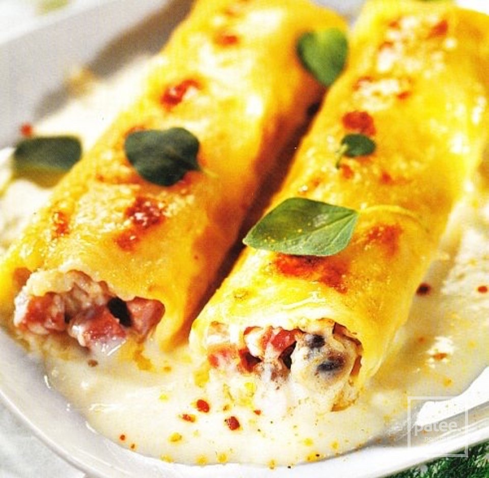 КАННЕЛЛОНИ С ВЕТЧИНОЙ - Шаг 1