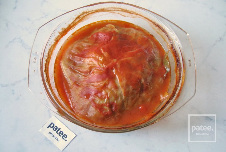 Запеканка из мясного фарша с капустой - Шаг 13