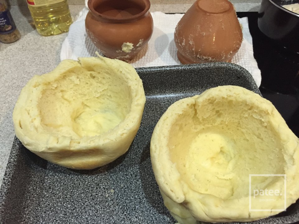 Соте из курицы в хлебной корзинке. - Шаг 5