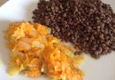 Чечевица с тушёными овощами!