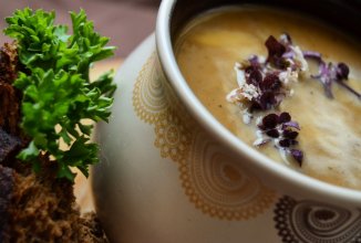 Крем-суп из печёных овощей