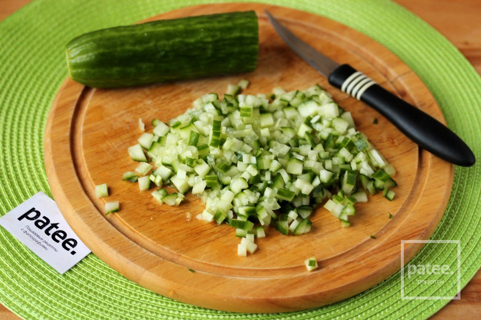 Окрошка с копчёной курицей - Шаг 5