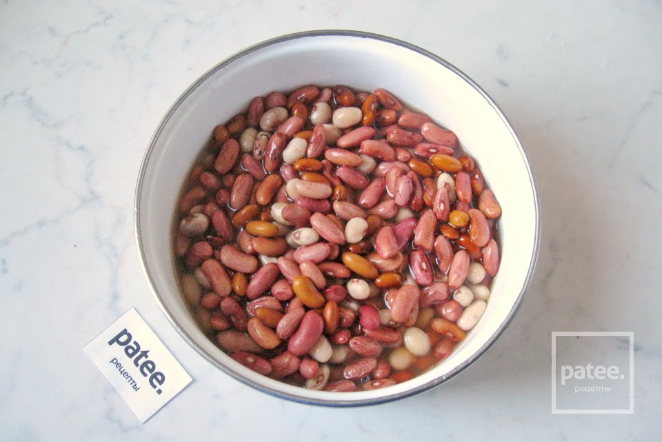Фасолевый суп с сосисками - Шаг 2