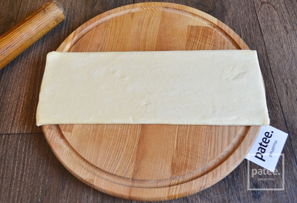 Слойки с шампиньонами и моцареллой - Шаг 7