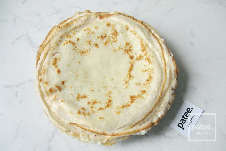 Блинные мешочки с курицей и грибами - Шаг 7