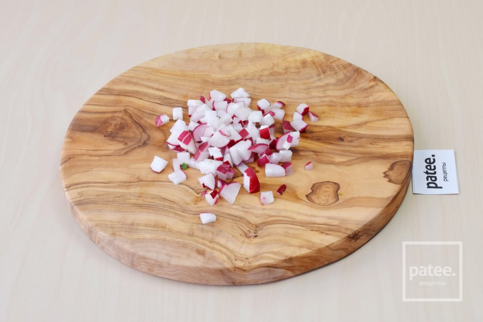 Вегетарианская окрошка на йогурте - Шаг 2