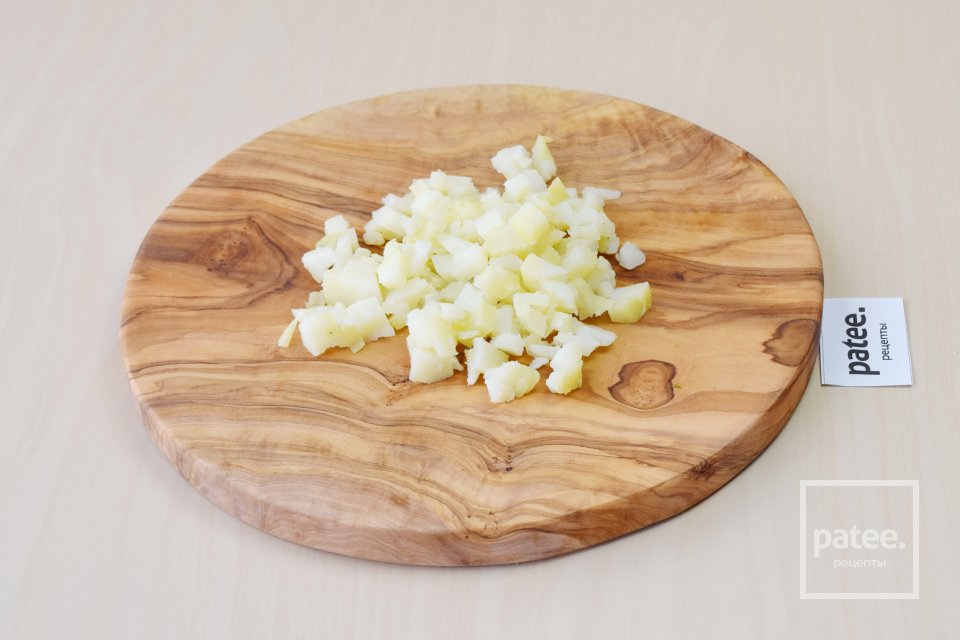 Вегетарианская окрошка на йогурте - Шаг 3