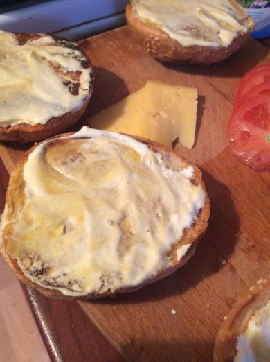 Сендвич с курицей и яйцом - Шаг 2