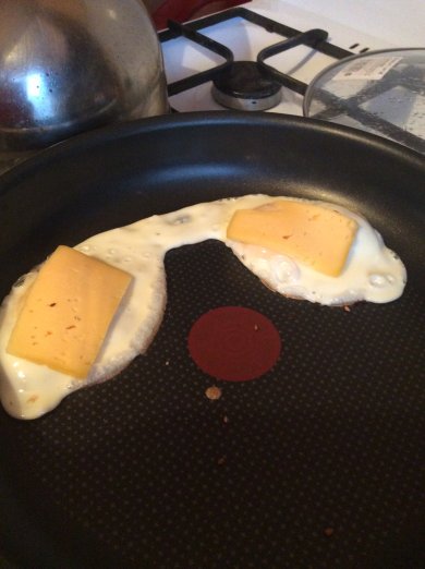 Сендвич с курицей и яйцом - Шаг 3