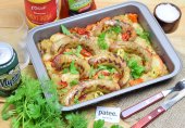 Тушеная кислая капуста с сосисками