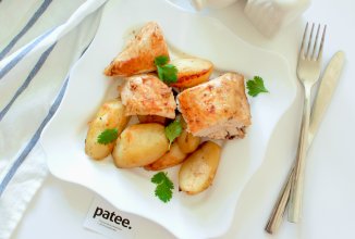 Курица с картофелем в мультиварке