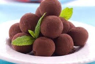 Шоколадные трюфели в какао