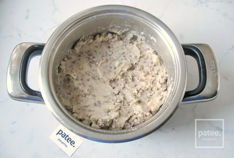 Жареные пирожки с говяжьей печенью и картофелем - Шаг 8