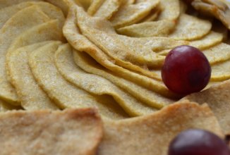 Ржаная галета с яблоками