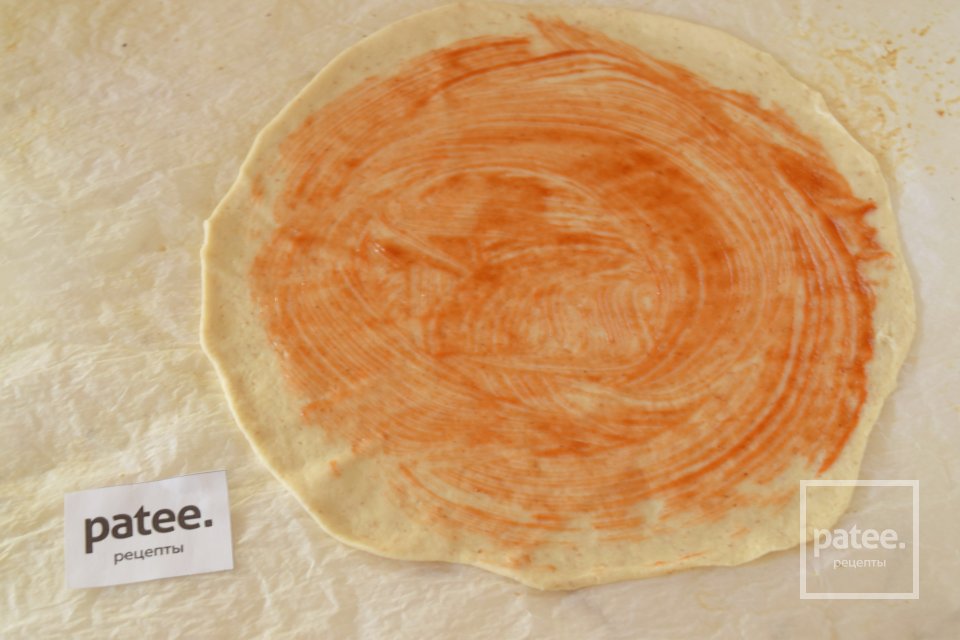 Пицца с салями и моцареллой - Шаг 5