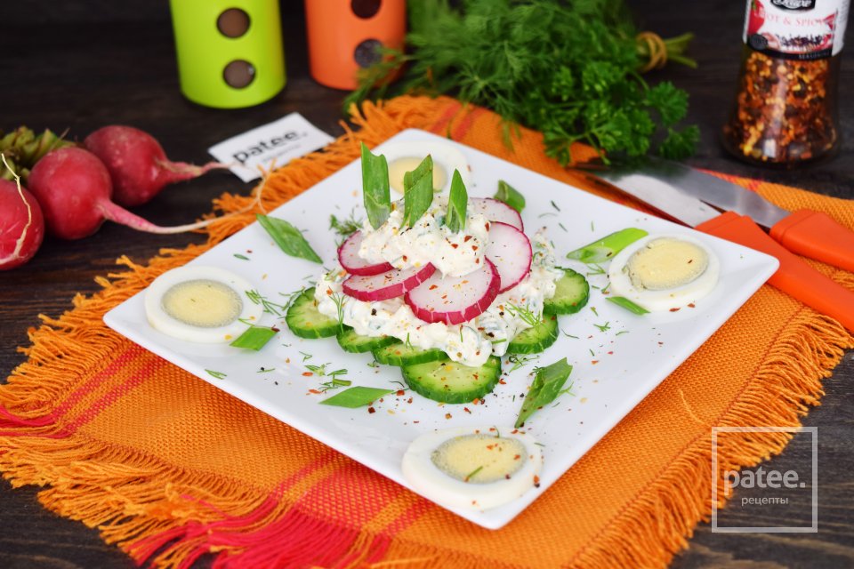 Салат из редиса и огурца - Шаг 18