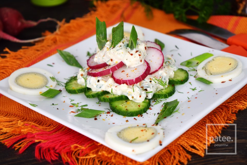 Салат из редиса и огурца - Шаг 19