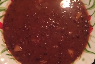 Фасолевый суп пюре