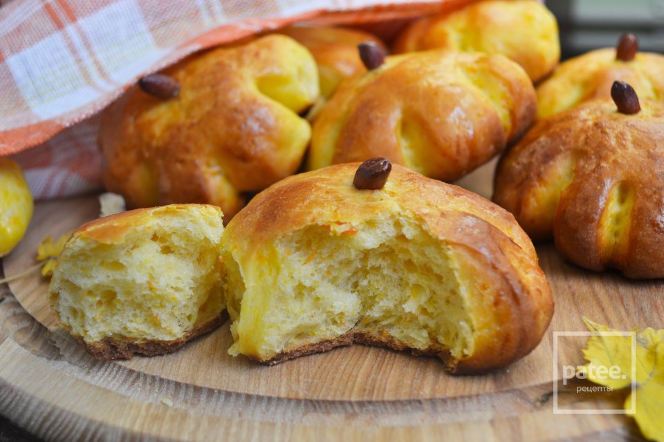 Булочки тыковки - Шаг 18