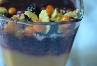 Ежевично-облепиховый смузи