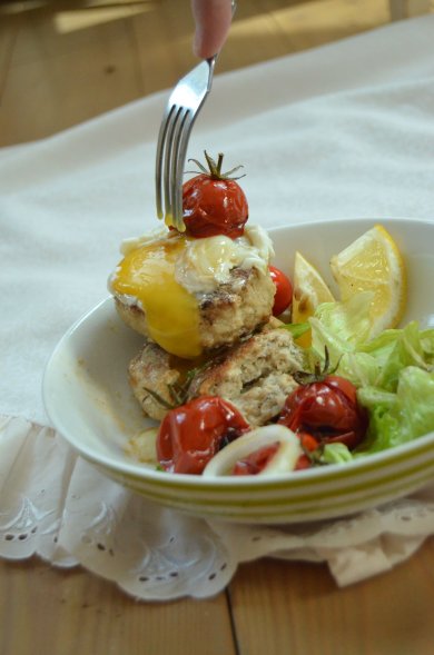 Котлеты из грудки индейки и цветной капусты