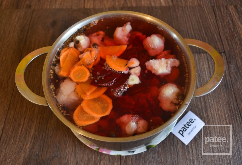 Маринованная цветная капуста - Шаг 13