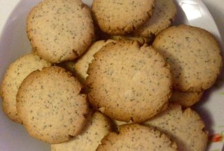 Песочное печенье с маком