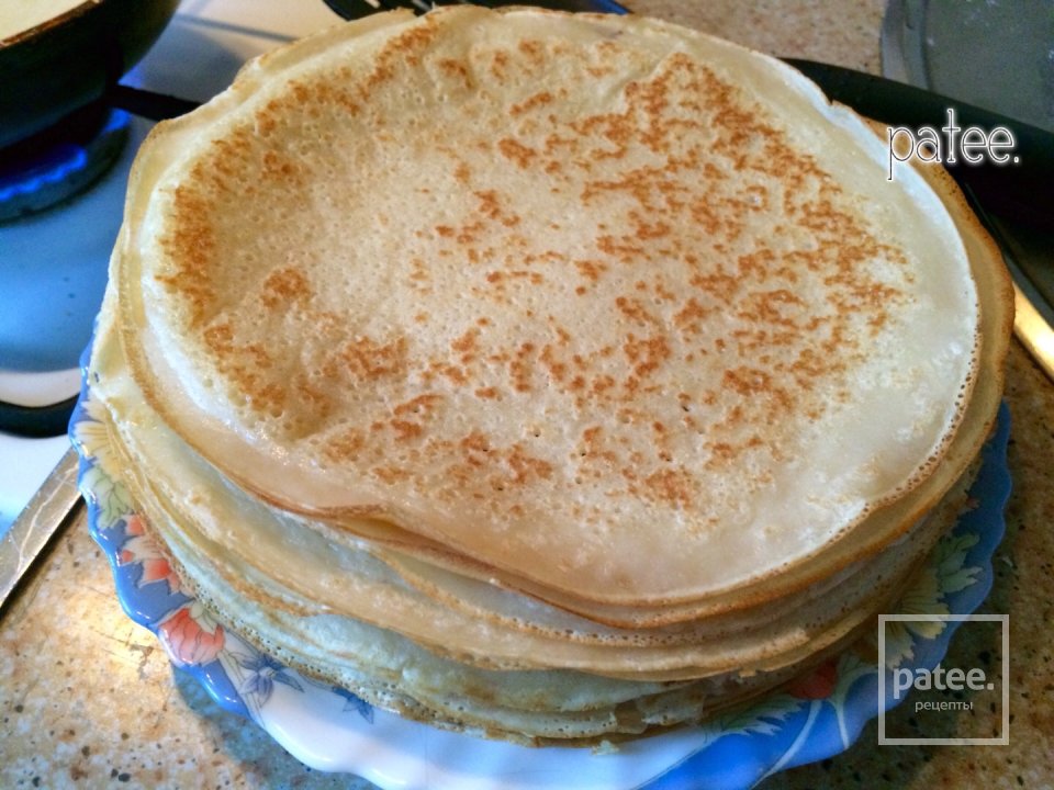 Быстрые блины на кипятке - Шаг 5