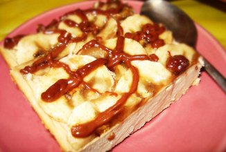 Творожно- банановый десерт