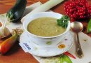 Суп-пюре из баклажана и цуккини