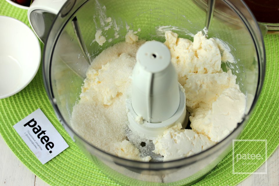 Брауни с творогом и вишней - Шаг 12