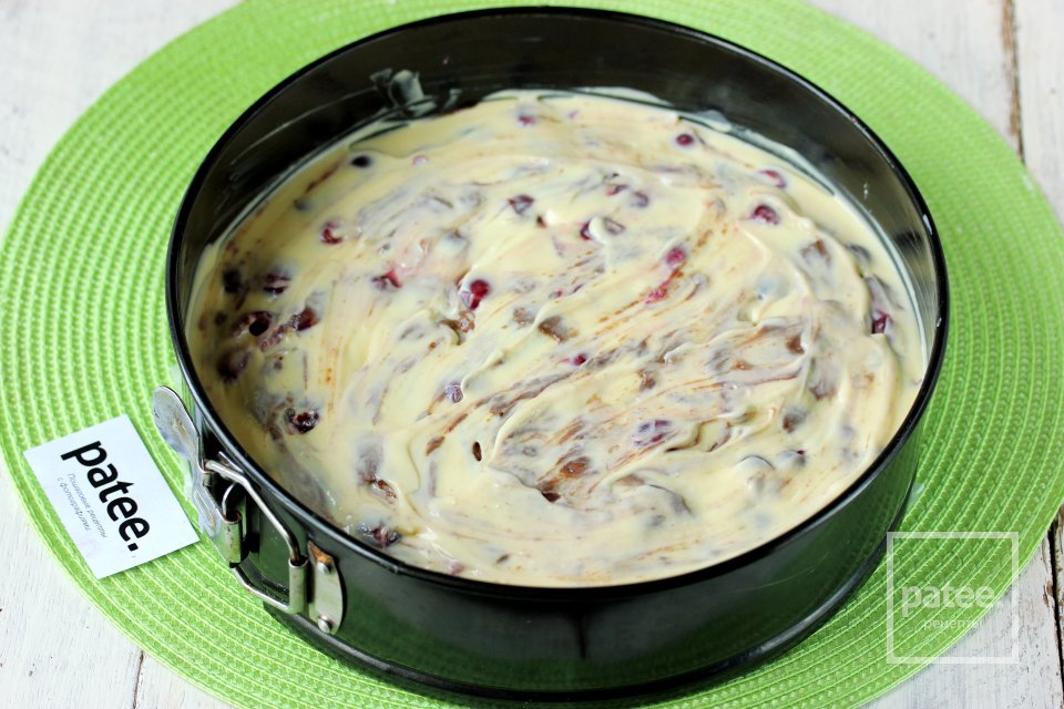 Брауни с творогом и вишней - Шаг 19